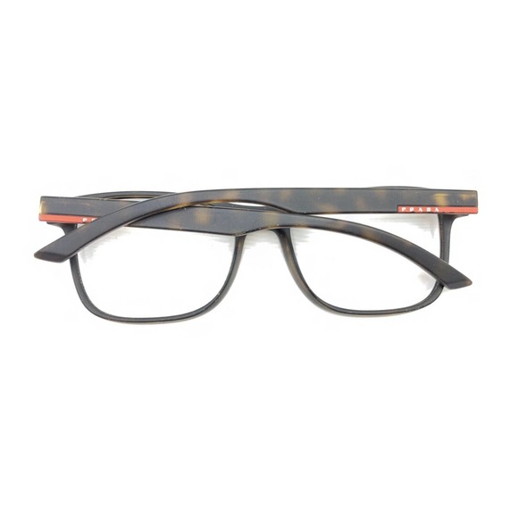 Prada VPS 08G U61-1O1 Matte Tortoise Brown Eyeglasses Frames 54-18 145 Italy - Picture 11 of 12